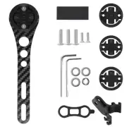 Carbon Integrated Handlebars Out Front Mount Compatible with Garmin Bike Comp...