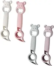 Vaguelly 4Pcs Multifunctional Corkscrews Assorted Color Bottle and Jar Openers for and Wine Bottle Opening Lightweight Design for Home and Outdoor Use