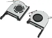 Replacement CPU Cooling Fan for ASUS TUF Gaming A15 FA506 IV FA506IU FA506IH FX506IU FX506LH, Laptop CPU + GPU Cooling Fan Replacement CPU GPU Cooler with 4 Pin DC 5V 0.5A (CPU and GPU Fan)