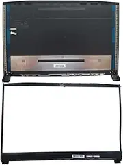 New Compatible for MSI GF76 MS-17L1 Rear Lid TOP Case Laptop LCD Back Cover/Front Bezel (Color : A and B Shell)