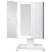 Makeup Mirror Vanity Mirror with Lights 3 Color Lighting Modes 68LED Trifold Mirror 1x/2x/3x Magnification