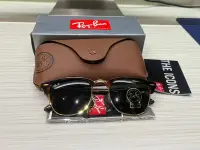 在飛比找Yahoo!奇摩拍賣優惠-RayBan  復古眉框太陽眼鏡 RB3016 W0366 