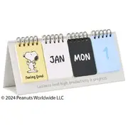 Peanuts Snoopy Undated Desk Calendar