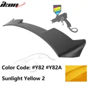 Fits 22-25 Honda Civic 11th Hatchback IKON Roof Spoiler #Y82 Sunlight Yellow 2 (for: Honda Civic)