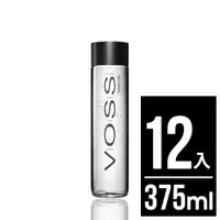 在飛比找蝦皮商城優惠-【VOSS芙絲】挪威頂級氣泡礦泉水(375mlx12入) -