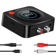 Bluetooth 5.2 Transmitter Receiver,Wireless Audio Adapter NFC-Enabled for Hom...
