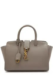 Saint Laurent Downtown Leather top Handle bag - Grey ONE SIZE