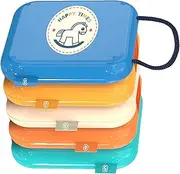 Travel Sensory Toys for Toddler, Creative Stacking Busy Cube, Preschool Learning Activities Interactive Hamburger Stacking Sensory Toys for Children