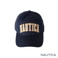 在飛比找momo購物網優惠-【NAUTICA】男裝立體品牌撞色休閒棒球帽(藍)