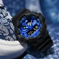 在飛比找momo購物網優惠-【CASIO 卡西歐】G-SHOCK 藍色變形蟲系列手錶(G