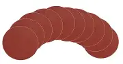 WEN 6SD80 80-Grit Adhesive-Backed 6-Inch Disc Sandpaper, 10 Pack