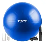 SmarterLife PRO MAX Exercise Ball for Stability Workout Fitness Pregnancy Yog...