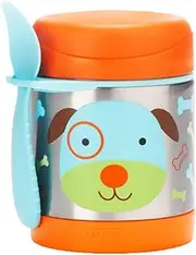 Skip Hop Baby Zoo Insulated Food Jar and Spork Set, Dog