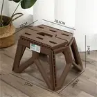 New Folding Stool Portable Household Plastic Small Stool Outdoor Fishing Camping