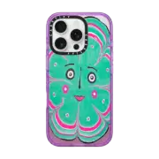 iPhone 16 Pro Impact Case MagSafe Compatible GREEN FACE by myfawnwy