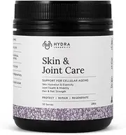 Skin & Joint Care Collagen Peptides Powder, Grass-Fed Hydrolysed Multi-Collagen Peptides Type I, II, III, Hyaluronic Acid and Biotin, Non-GMO, Vanilla flavoured (180 Grams (30 Servings))