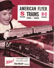 ORIGINAL 1961-'62 AMERICAN FLYER S & HO GAUGE TRAINS CATALOG - MINT COND! D-2267