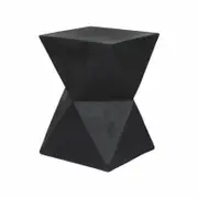 Levede Side Table Terrazzo Geometric Shape Magnesia Stool Stand Outdoor Top 35cm