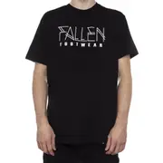 Fallen Footwear Men Neuveaux 100% Cotton Tees Regular Fit Black