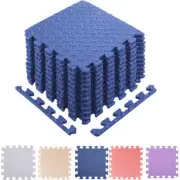 12X Interlocking Soft Foam Floor Mats EVA Puzzle Rubber Yoga Tiles Gym Flooring