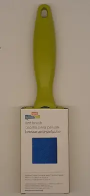 LINT REMOVER brush 5-pack, Green/Blue, Double Sided NEW