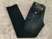 Men's TRUE RELIGION Geno Relaxed Slim Stretch Jeans! Size 33x33 $199!! - NEW