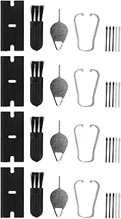 20 Stylus Replacement Tips for Galaxy Tab S9 S9+Plus S9 Ultra S9 FE, Easy Installation, No Scratches, ABS Material, with 4 Tools, for Applicable Scope (Black Grey)