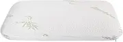 Mellow Pillow Memory Foam Bamboo Covered Pillow - Moisture Wicking Breathable Comfortable Bamboo Fabric - Back, Stomach (Pack of 2)