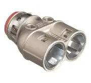 Arlington Industries 3838AST-25 3/8 in. Snap2It Duplex Connector
