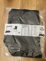 Ikea BERGMUND Barstool Chair Cover, Velvet Djuparp Dark Grey 004.862.47 NEW