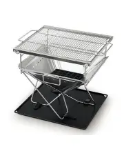 [Grillz] Portable Camping BBQ Fire Pit FPIT-BBQ-X-BRIDGE