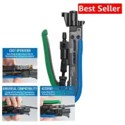 Universal Compression Tool for F, BNC, RCA Connectors - Dual Head Design