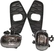 ZYBUFON Car Flashing 1 Set Car Fog Lights Compatible for Nissan NAVARA NP300 2020 2021 2022 Fog Light Fog Lamp Cover Grill Harness Switch