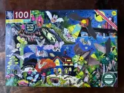 Love of Bats Glow in the Dark 100 Piece Jigsaw Puzzle ages 5+ HALLOWEEN eeboo