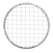 5pcs Round BBQ Grill Net 5.5" Dia Galvanized Iron Barbecue Mesh Mat