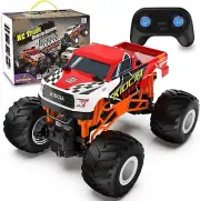 Kidcia RC Monster Truck All Terrain 1:16 Scale Off Road 20 Km/h RC Truck, Red