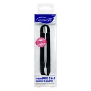 Manicare - maniPRO 2 in 1 Cuticle & Nail Cleaner & Pusher Stainless Steel