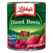 Libby's Diced Beets, 104 Ounce, 6 Per Case