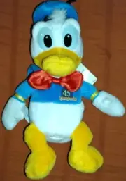 Disneyland DONALD DUCK 45th Anniversary Years Magic bean bag plush 2000 beanie