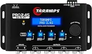 Taramps Pro 2.4S DSP Crossover full Digital Signal Processor and Equalizer with sequencer 15-band Graphic Equalization 12 preset EQ 2-Channel in and 4-Channel Out