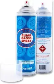 2PCE Clear Gloss Spray Sealant Smudge Proof Moisture Resistant Art Craft Photos