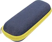[AKOOSY] Fashionable Denim Style Case Travel Sports Organizer Zipper for Women Men Sunglasses Glasses