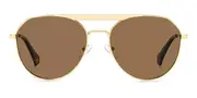 Polaroid PLD 6211/S/X J5G/SP Men's Sunglasses Gold Size 57