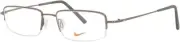 New Nike Rx Eyeglasses Frame w Nike Hard Case - NK 8179 250 - Walnut (55-19-140)