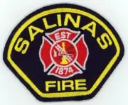 CALIFORNIA CA SALINAS FIRE DEPARTMENT NICE SHOULDER SHERIFF PATCH POLICE SHERIFF