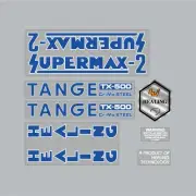 Healing - Supermax2 Blue decal set - old school bmx