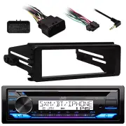 JVC KD-T92MBS 1-DIN Marine Bluetooth Stereo CD Receiver, Stereo Install Kit