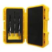 Onsite Plus Step Drill 4-19mm Tuffbox 3 Piece Bonus 120ml Lubricant SM3STDSD-B