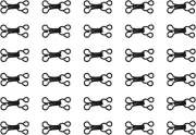 30 Pairs Sewing Hooks and Eyes Closures Metal Small 1.7 Cm Bra Hook for Clothing