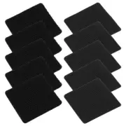 10 Sets Car Foot Pad Patch Auto Carpet Rug Fastener Mounting Tape